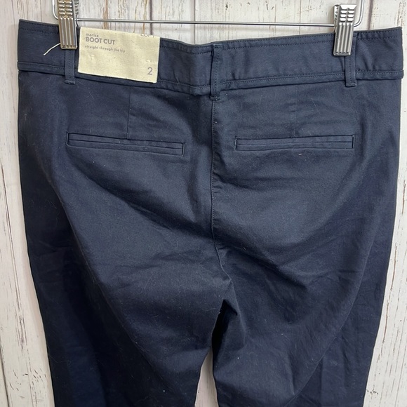 NWT Loft Marisa Boot Cut Navy Slacks Size 2 - Picture 7 of 10